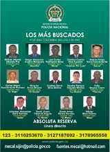 Este es el cartel de los m&aacute;s buscados en Cali, autoridades ofrecen recompensa por informaci&oacute;n