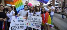 Con la asistencia de m&aacute;s de quince mil personas se llev&oacute; a cabo marcha LGTBI en Cali