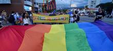 Con la asistencia de m&aacute;s de quince mil personas se llev&oacute; a cabo marcha LGTBI en Cali