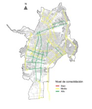 Mapa consolidaci&oacute;n global - Corredor urbano