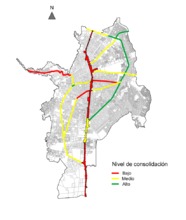 Mapa consolidaci&oacute;n funcional - Corredor estrat&eacute;gico