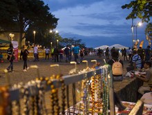 Con cultura y deporte, cale&ntilde;os y turistas redescubrieron San Antonio