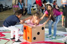 Habitantes del barrio El Guabal de Cali disfrutaron a plenitud con Vive el Parque 