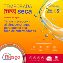 Cuidado del agua durante el tiempo seco