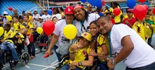 Las estrellas del f&uacute;tbol vallecaucano y los cale&ntilde;os le cumplieron a Jeison Aristiz&aacute;bal y a su Fundaci&oacute;n  Asodisvalle