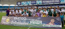 Las estrellas del f&uacute;tbol vallecaucano y los cale&ntilde;os le cumplieron a Jeison Aristiz&aacute;bal y a su Fundaci&oacute;n  Asodisvalle