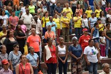 Cale&ntilde;os celebraron el orgullo de ser colombianos en el Teatro al Aire Libre Los Cristales
