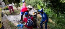 Limpieza ambiental en La Fortuna