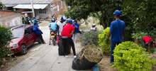 Limpieza ambiental en La Fortuna