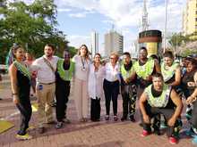 Los Gestores de Paz y Cultura Ciudadana celebraron el cumplea&ntilde;os 482 de Cali