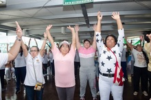 Los adultos mayores se gozaron los Juegos Recreativos