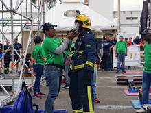 Por primera vez en Cali, se realiz&oacute; el Desaf&iacute;o Nacional de Bombero