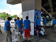 Jornada de recuperaci&oacute;n ambiental en la Autopista Suroriental entre calles 25 y 26