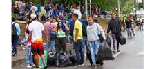 Venezolanos iniciaron salida voluntaria de zona verde en el norte de Cali