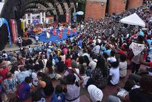 Los Petronitos le dieron la bienvenida al vig&eacute;simo segundo Festival de M&uacute;sica del Pac&iacute;fico Petronio &Aacute;lvarez