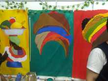 Mural interactivo fue la sensaci&oacute;n en el Quilombo del Festival Petronio &Aacute;lvarez