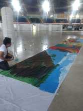 Mural interactivo fue la sensaci&oacute;n en el Quilombo del Festival Petronio &Aacute;lvarez