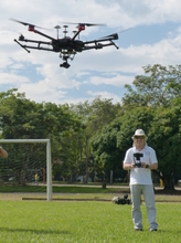 Capacitaci&oacute;n y pruebas con la aeronaves (drones) del DAPM 2018-06-26/27