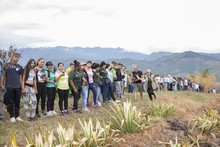 Los cale&ntilde;os abrazaron el cerro de Cristo Rey y se comprometieron a ser sus guardianes