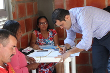Familias del Est&eacute;reo en Navarro gozan de agua m&aacute;s pura 
