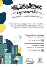 Feria Empresarial en la comuna 4