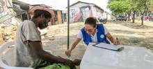 Habitantes de calle del planch&oacute;n de Santa Elena recibieron jornada de atenci&oacute;n