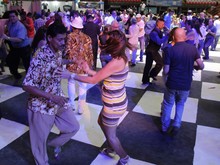 Viejoteca d&iacute;a uno Festival Mundial de Salsa