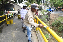 Jornadas en la carrera 8 con calle 73 y lugares aleda&ntilde;os.