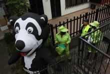 Jornadas en la carrera 8 con calle 73 y lugares aleda&ntilde;os.