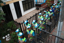 Jornadas en la carrera 8 con calle 73 y lugares aleda&ntilde;os.