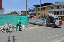 Ciudad Limpia retir&oacute; media tonelada de residuos del &aacute;rea de renovaci&oacute;n urbana