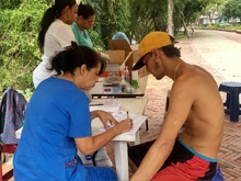 Carpa de servicios promueve h&aacute;bitos saludables que eviten riesgos a los habitantes de calle