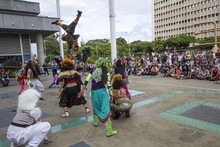 El circo Incubaxion Teatro invit&oacute; a conservar el medio ambiente.