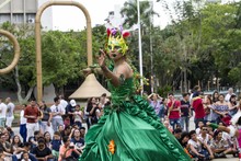 El circo Incubaxion Teatro invit&oacute; a conservar el medio ambiente.