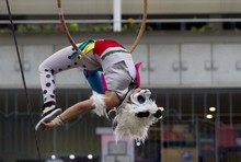 El circo Incubaxion Teatro invit&oacute; a conservar el medio ambiente.