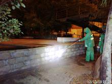 114 &aacute;reas p&uacute;blicas de la ciudad fueron lavadas y limpiadas 