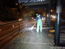 114 &aacute;reas p&uacute;blicas de la ciudad fueron lavadas y limpiadas 