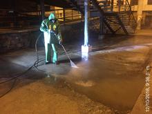 114 &aacute;reas p&uacute;blicas de la ciudad fueron lavadas y limpiadas 