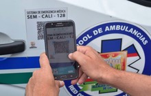 Con sistema de c&oacute;digo QR, Alcald&iacute;a de Santiago de Cali inicia control a ambulancias 