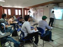 Segunda fotograf&iacute;a del inicio taller base de datos