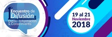 Banner del Primer encuentro de difusi&oacute;n de datos, informaci&oacute;n y conocimiento