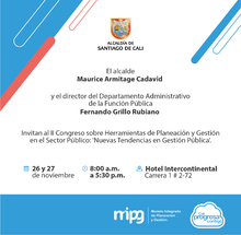 II Congreso sobre Herramientas de Planeaci&oacute;n y Gesti&oacute;n en el sector p&uacute;blico: &lsquo;Nuevas tendencias en Gesti&oacute;n P&uacute;blica&rsquo;