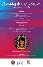Talleres de arte y cultura para mujeres cale&ntilde;as al finalizar noviembre
