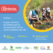 Alcald&iacute;a de Cali contin&uacute;a sembrando por la recuperaci&oacute;n de los cerros tutelares de Cali