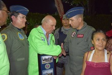 Avionetas de la Base A&eacute;rea tambi&eacute;n forman parte paisaj&iacute;stica del Corredor Verde