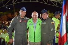 Avionetas de la Base A&eacute;rea tambi&eacute;n forman parte paisaj&iacute;stica del Corredor Verde