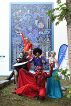 Ahora Cali cuenta con mural inspirado en su Feria, 130.000 fichas de cer&aacute;mica forman la obra