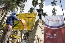 Arte gr&aacute;fico en vivo y f&uacute;tbol: protagonistas en el primer d&iacute;a del Encuentro de Culturas Urbanas 