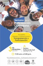 Vive la Feria de Transparencia en la semana de la participaci&oacute;n