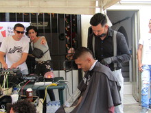 Habitantes de calle del sector de Santa Elena disfrutaron de una jornada de peluquer&iacute;a